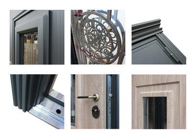 Стальная дверь   Сапфир. Заказная модель.