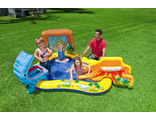 Игровой центр 249х191х109см "Динозавр" с разбрызгивателем, гор. и игруш., 310л, до 81кг, от 2 лет 57444