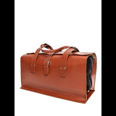 Кожаная дорожная сумка Gavardo Premium red (арт. 
4043-53)