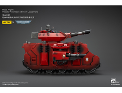 Хищник-Аннигилятор Кровавых Ангелов (Warhammer 40k) - КОЛЛЕКЦИОННАЯ ФИГУРКА 1/18 Blood Angels Predator Annihilator with Twin Lascannons (JT01499) - JOYTOY