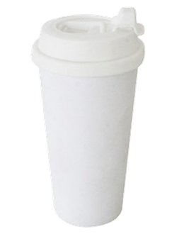 Термостакан с защелкой БЕЛАЯ крышка