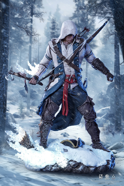 ПРЕДЗАКАЗ - Коннор Кенуэй (Assassin's Creed 3)  - Коллекционная СТАТУЯ 1/8 Assassin’s Creed Animus Connor Kenway (PA050AC) - PureArts ?ЦЕНА: 21500 РУБ.?