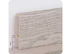 Плинтус ПВХ Рико Концепт 80мм 2,2м. 80201