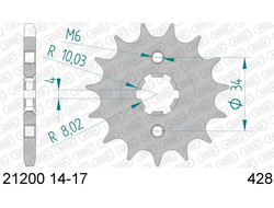 Звезда 428 AFAM 21200-15 (JTF1263.15)