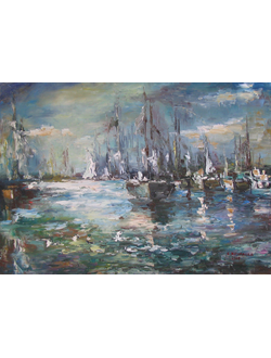 Картина Старый причал Круглова Светлана