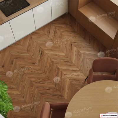 Ламинат Alpine Floor Chevron Art Орех Монблан LF109-11 34 класс толщина 12 мм с фаской 1.232 м2