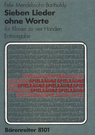 Mendelssohn-Bartholdy, Felix Lieder ohne Worte für Klavier zu 4 Händen