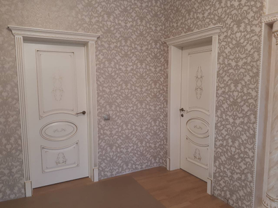 PORTE RICHI (Беларусь). АРБАТ, ПАОЛА (Л63), Ral 9010/ ПАТИНА ЗОЛОТО. ПОЛОТНО ГЛУХОЕ