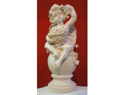 Ангел на шаре с фруктами 46*25см    2кг   полистоун Россия 2227/013045*