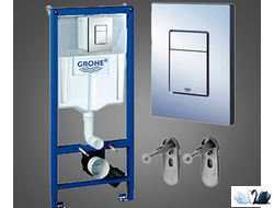 Инсталляция Grohe Rapid SL 38772001, со Skate Cosmopolitan хром