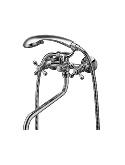 Смеситель для ванны с душем Lemark Promotion LM6041C универсальный с круглым поворотным изливом 300 мм