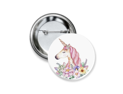 Значок Единорог №8