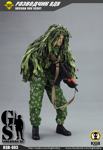 Разведчик ВДВ - коллекционная фигурка 1/6 KGB-003 Russian VDV Scout - KGB Hobby