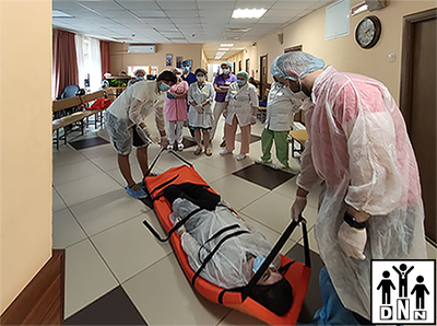 Эвакуационный мат (волокуши)