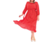 Романтичное женское платье   Арт. 15367-4225 (Цвет красный) Размеры 50-60