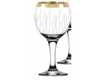 Набор фужеров и бокалов 18предметов Серпантин