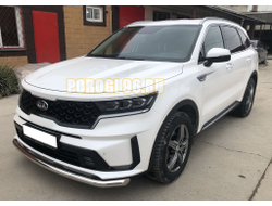 Защита переднего бампера d60 для Kia Sorento 2020-