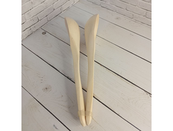 Ложки музыкальные в станке 190*60 мм деревянные с плоской ручкой