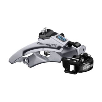 Передний перключатель Shimano TOURNEY FD-TX800-TS3 3x7/8 ск, ун. тяга, ун. крепление на хомут 42/48T