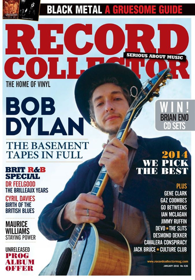 Record Collector Magazine Issue 436 January 2015 Bob Dylan, Dr Feelgood, Cyril Davies, Maurice Williams, Gene Clark, Gaz Coombes