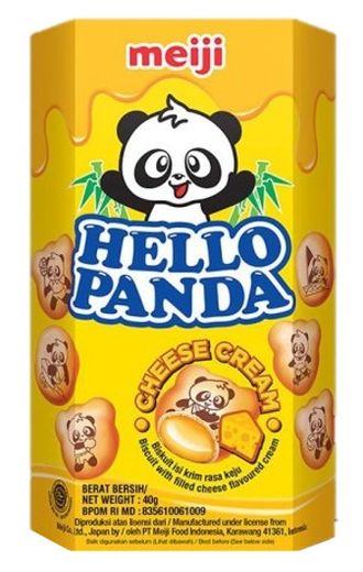 Печенье Meiji Hello Panda сырный крем 40 гр (10 шт)*8