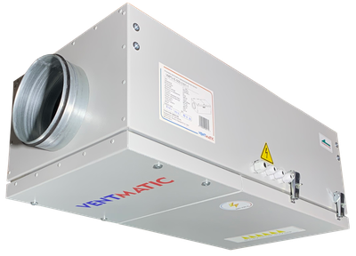 VMPU-E-500-3.6/1-1 УСТАНОВКА ПРИТОЧНАЯ КОМПАКТНАЯ 500м3/ч 3.6 кВт 1 фаза 230В