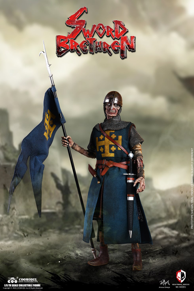 Воскресший рыцарь  - КОЛЛЕКЦИОННАЯ ФИГУРКА 1/6 NIGHTMARE SEIRES (DIECAST ALLOY)  - SWORD BRETHREN (NS001) - COOMODEL