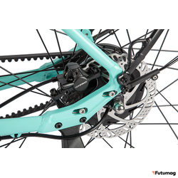 Электровелосипед Eltreco Olymp бирюзовый