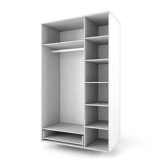 Шкаф 3-х дверный "2+2" ЛАЙТ