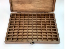 Коробка 70 ячеек, для коллекции камней и минералов, цвет натуральный