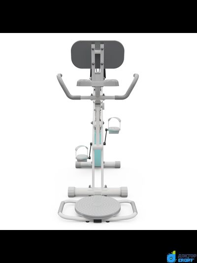 Велотренажер X-Bike DFC DavCreator Max PRO, бело-голубой