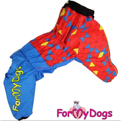 Комбинезон красно-синий