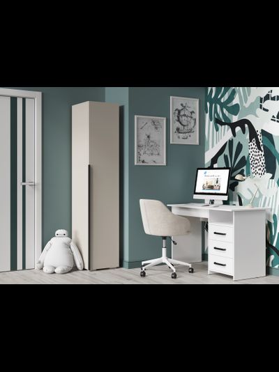 Айри ШК-001 шкаф 1 створчатый (пенал) Кашемир