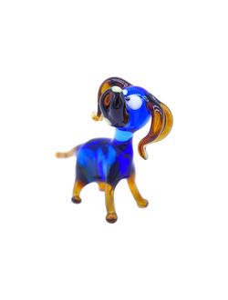 стеклянная фигурка - собака