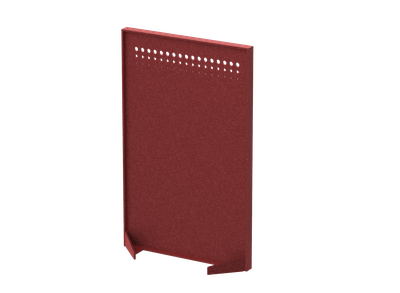 Перегородка прямоугольная с декором "Фритты"