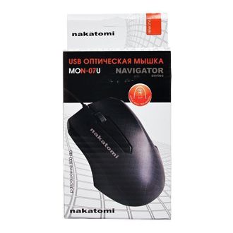 Новая проводная мышь Nakatomi Navigator MON-07U Black