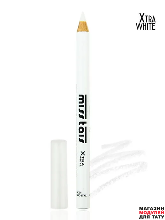 Профессиональный контурный карандаш для глаз Miss Tais Xtra White