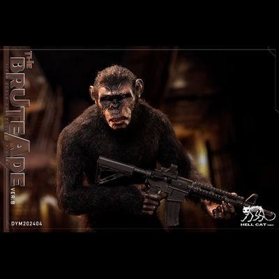 Шимпанзе Коба (серия "Планета Обезьян") - Коллекционная ФИГУРКА 1/6 Ape Leader Standard ver (DYM202404A) - Hell Cat