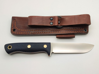 Нож Кедр сталь VG10 синяя микарта