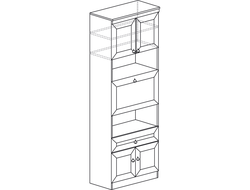 Гостиная Инна - 605 шкаф барный