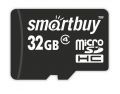 Карта памяти 32GB SmartBuy SB32GBSDCL4-00 micro SDHC class 4 (без адаптера)