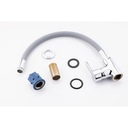 Смеситель Sanday 565502-09 серый излив