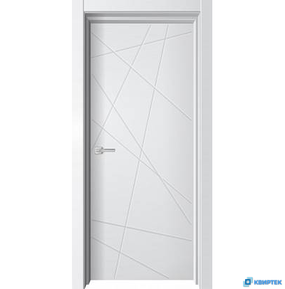 Межкомнатная дверь ПВХ GEOMETRY-1 Вайт купить в Челябинске | КВИРТЕК