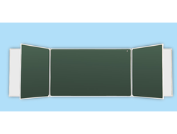 Доска настенная пятиэлементная для письма мелом и маркером комбинированная ДА-54