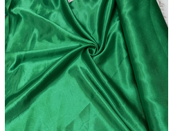 Ткань Креп сатин цвет зеленый