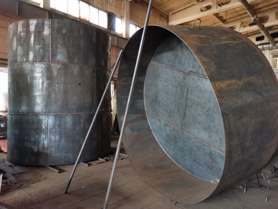Производство стальных резервуаров