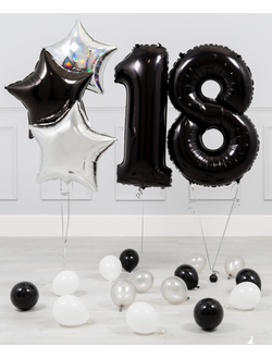 Универсальный набор на 18-летие black&silver