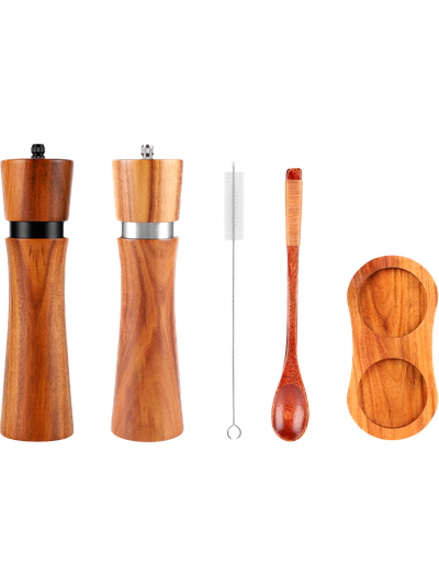 Набор мельниц для специй на подставке GR-02-SET