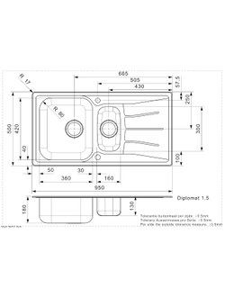 Мойка Reginox Diplomat R 15 OKG lux POP UP