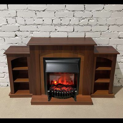 Электрокамин Скандинавия LUX CR с очагом Fobos